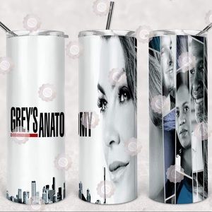 Grey’s Anatomy custom tumbler travel coffee mug
